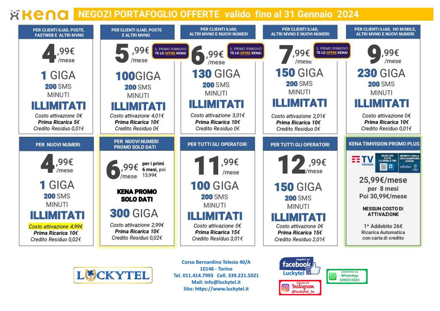 Infoblocco gennaio 2024