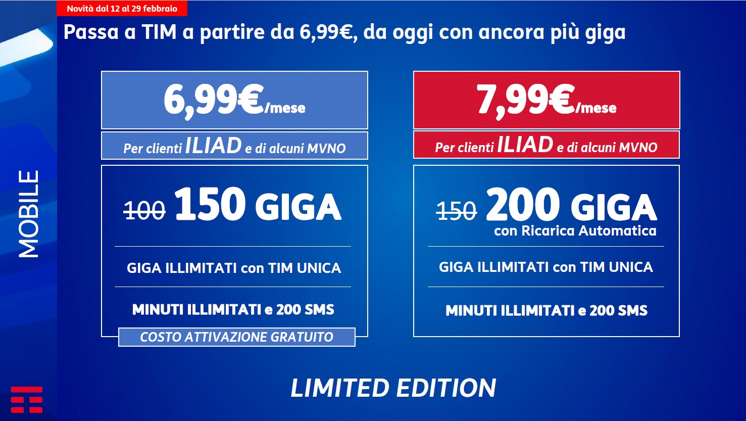 TIM Iliad e MVNO